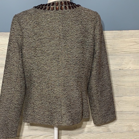 Jacket blazer tweed beaded NWT - Picture 6 of 11